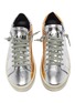 Detail View - Click To Enlarge - P448 - 'E9 John BS' panelled leather sneakers