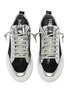Detail View - Click To Enlarge - P448 - 'E9 Soho' lace panelled leather sneakers