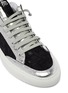 Detail View - Click To Enlarge - P448 - 'E9 Soho' lace panelled leather sneakers