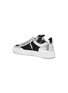  - P448 - 'E9 Soho' lace panelled leather sneakers