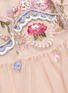 Detail View - Click To Enlarge - NEEDLE & THREAD - 'Dreamers Lace' floral embellished tiered tulle dress
