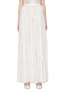 Main View - Click To Enlarge - NEEDLE & THREAD - 'Shimmer Sequin' pleated tulle maxi skirt