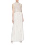 Figure View - Click To Enlarge - NEEDLE & THREAD - 'Shimmer Sequin' pleated tulle maxi skirt
