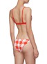 Back View - Click To Enlarge - SOLID & STRIPED - 'The Morgan' stripe gingham check bikini top