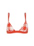 Main View - Click To Enlarge - SOLID & STRIPED - 'The Morgan' stripe gingham check bikini top