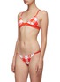 Figure View - Click To Enlarge - SOLID & STRIPED - 'The Morgan' stripe gingham check bikini top