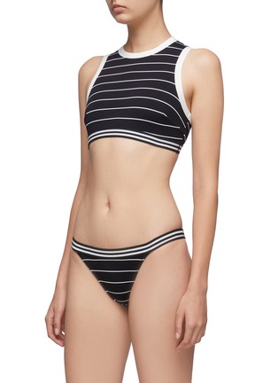 Figure View - Click To Enlarge - SOLID & STRIPED - 'The Stacey' stripe bikini bottoms