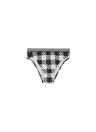 Main View - Click To Enlarge - SOLID & STRIPED - 'The Christie' stripe gingham check bikini bottoms