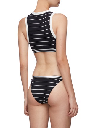 Back View - Click To Enlarge - SOLID & STRIPED - 'The Stacey' stripe bikini top