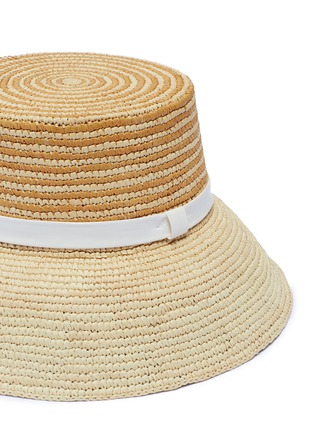 Detail View - Click To Enlarge - SENSI STUDIO - Toquilla palm straw fisherman hat
