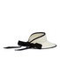 Figure View - Click To Enlarge - SENSI STUDIO - Ribbon tie toquilla palm straw visor