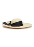 Figure View - Click To Enlarge - SENSI STUDIO - 'Lady Ibiza' ribbon toquilla palm straw hat