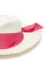Detail View - Click To Enlarge - SENSI STUDIO - Ribbon frayed toquilla palm straw hat