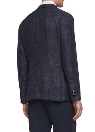 Back View - Click To Enlarge - BOGLIOLI - 'K Jacket' virgin wool blend tweed soft blazer