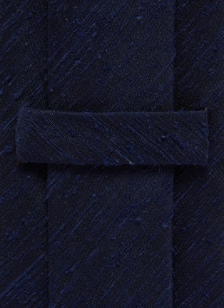 Detail View - Click To Enlarge - STEFANOBIGI MILANO - 'Taro' textured silk tie