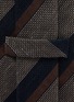 Detail View - Click To Enlarge - STEFANOBIGI MILANO - 'Volga' stripe woven linen-silk tie