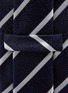 Detail View - Click To Enlarge - STEFANOBIGI MILANO - 'Taro' stripe mix textured silk tie