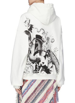 Back View - Click To Enlarge - ANGEL CHEN - Graphic print unisex hoodie