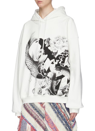 Front View - Click To Enlarge - ANGEL CHEN - Graphic print unisex hoodie