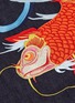  - ANGEL CHEN - Koi fish graphic appliqué denim windbreaker jacket