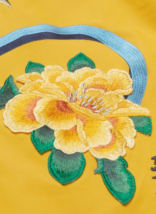  - ANGEL CHEN - Slogan graphic embroidered windbreaker jacket