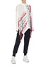 Figure View - Click To Enlarge - ANGEL CHEN - Tassel ribbon trim broderie anglaise shirt