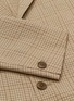  - CAMOSHITA - Check plaid wool-cotton seersucker blazer