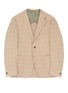 Main View - Click To Enlarge - CAMOSHITA - Check plaid wool-cotton seersucker blazer