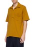 Front View - Click To Enlarge - CAMOSHITA - Chest pocket terry polo shirt