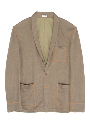 Main View - Click To Enlarge - CAMOSHITA - Shawl collar knit jacket