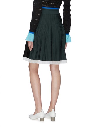 Back View - Click To Enlarge - ZI II CI IEN - Colourblock knit skirt