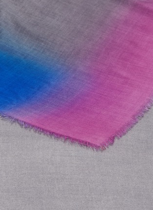 Detail View - Click To Enlarge - FRANCO FERRARI - Dégradé cashmere-silk scarf