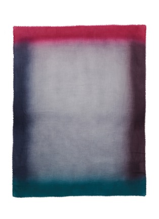 Detail View - Click To Enlarge - FRANCO FERRARI - Dégradé cashmere-silk twill scarf