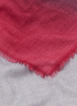 Detail View - Click To Enlarge - FRANCO FERRARI - Dégradé cashmere-silk twill scarf