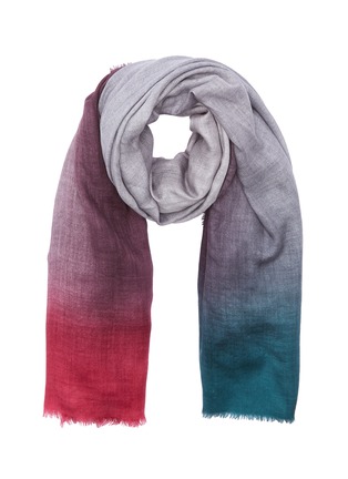 Main View - Click To Enlarge - FRANCO FERRARI - Dégradé cashmere-silk twill scarf