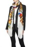 Figure View - Click To Enlarge - FRANCO FERRARI - Animal collage print scarf