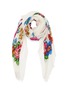 Main View - Click To Enlarge - FRANCO FERRARI - Floral print border cashmere scarf