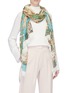 Figure View - Click To Enlarge - FRANCO FERRARI - 'The Colour of an Old City' map print scarf