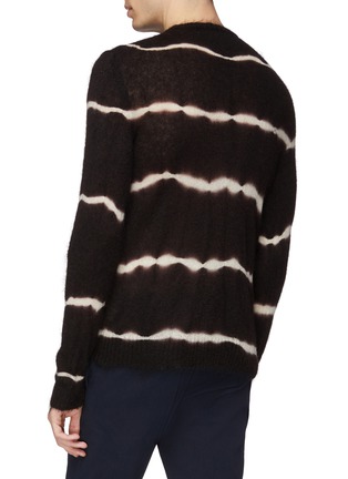 Back View - Click To Enlarge - EIDOS - Abstract tiger print sweater