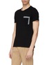 Front View - Click To Enlarge - EIDOS - Geometric trim chest pocket T-shirt