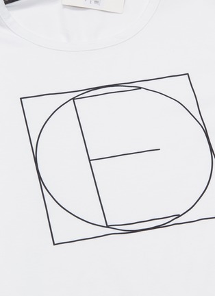  - EIDOS - Geometric logo print T-shirt