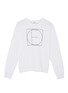 Main View - Click To Enlarge - EIDOS - Geometric logo print sweatshirt