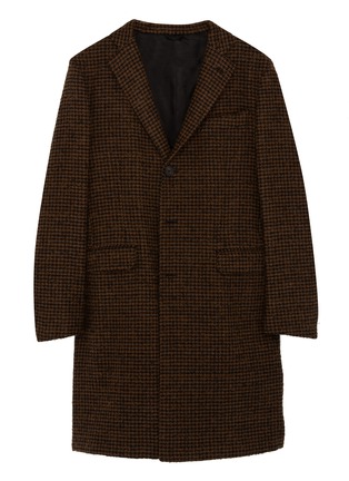 Main View - Click To Enlarge - EIDOS - Wool blend houndstooth coat