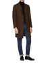Figure View - Click To Enlarge - EIDOS - Wool blend houndstooth coat