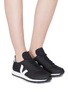Figure View - Click To Enlarge - VEJA - 'SDU' patchwork sneakers