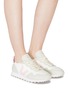 Figure View - Click To Enlarge - VEJA - 'SDU' patchwork sneakers