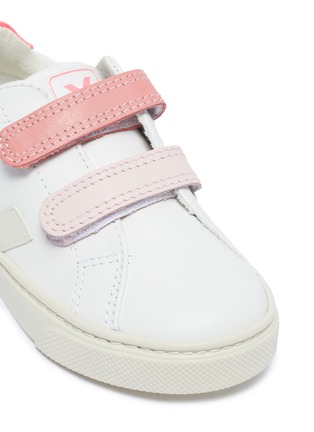 Detail View - Click To Enlarge - VEJA - 'Esplar' leather toddler sneakers