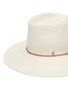 Detail View - Click To Enlarge - MAISON MICHEL - 'Charles' packable straw fedora hat