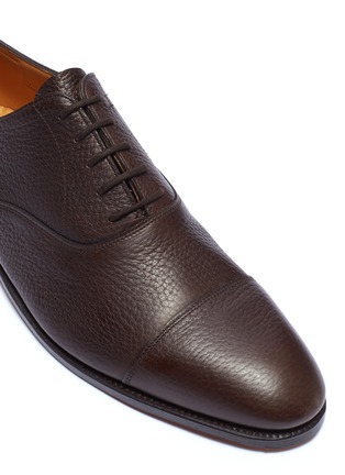 Detail View - Click To Enlarge - JOHN LOBB - 'City II' grainy leather Oxfords