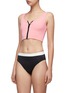 Figure View - Click To Enlarge - SOLID & STRIPED - 'The Christie' contrast waist bikini bottoms